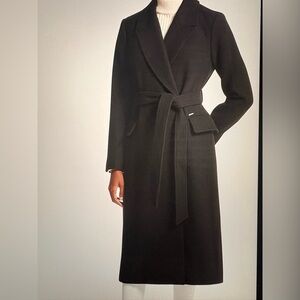 Michael Kors Black Wool Coat